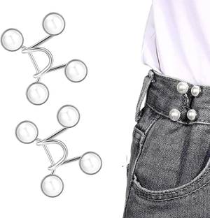 Pamidhar Adjustable Waist Buckle for Pants,Jeans Button Pins Pant Waist Tightener Brooch