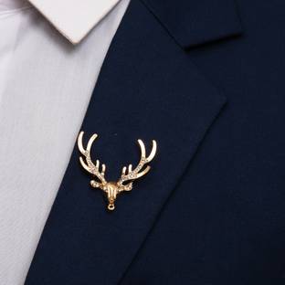 To The Nines Metal Deer Lapel Pin/Brooch for Men Brooch