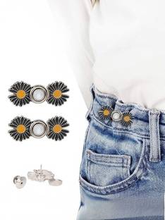 ZUVILIKA Adjustable Waist Buckle for Loose Jeans Pants Brooch