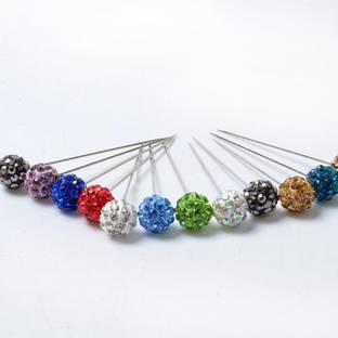 snheatrends 12 PCS Safety Pin Muslim Hijab Scarf Pin Burkha Pin for Women ladies Brooch