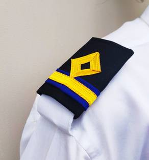 Jahaazi Fourth Engineer professional Epaulettes for Merchant Navy Engineering Officers Brooch