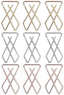 THANU'S CRAFT Clip on Safety saree pin Hijab pin for Women and Girls Multipurpose Brooch