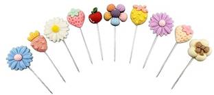 MeiSie Rhinestone Magnetic Hijab Pins - Secure Grip (4 Pcs) Brooch