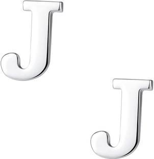FURE J Initial Collar Pin Brooch
