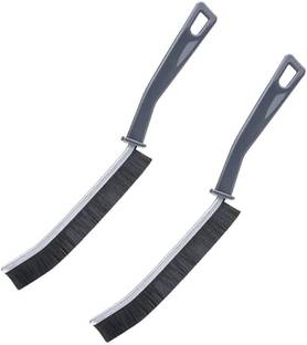 DREHOTRY 2 Gap Cleaning Brush, Hard Bristle Crevice Cleaning Brush Plastic Wet and Dry Brush