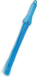 VAULT BHARAT Premium Quality Plastic Broomstick for Bathroom, Kharata Jhadu Plastic Wet and Dry Broom