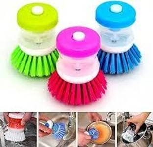 AK traders sink sponge and brush caddy brush PACK OF 3 PCS MULTICOLOR Plastic Wet Brush