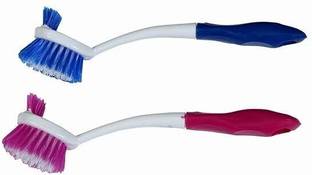 इनासन KITCHEN SINK CLEANING BRUSH DISHWASHING BRUSH प्लास्टिक गीला और सूखा ब्रश