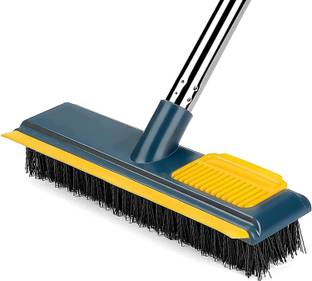 TEZZ 2 in 1 Brush & Scraper Microfibre Wet and Dry Brush