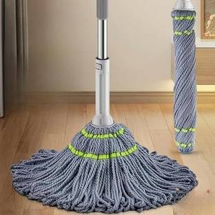 Zuuluzrs Twist Floor Mop / Self Wringing Twist Mop For Floor Cleaning / Cleaning Mop Mop Head and Rod