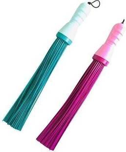 cleanex Plastic Wet and Dry Hard Bristle Broom Stick Kharata Plastic Hard Bristle Broom Plastic Wet and Dry Broom