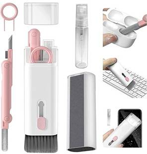 WAZZL 7 in 1 Electronic Cleaner Kit, Keyboard Cleaner Kit with Brush Plastic Wet and Dry Brush