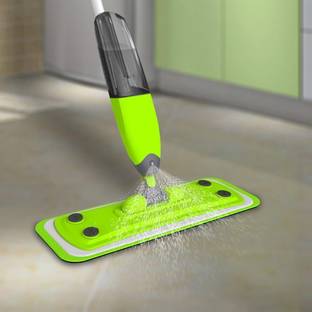 KRIYAART Aluminium Microfiber Floor Cleaning Spray Mop Microfibre Wet and Dry Brush