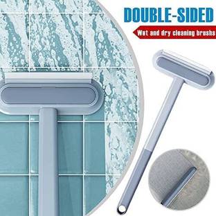 BBHOMIE 5 in 1 Window Cleaner Brush Glass Cleaning Scraper Mesh Screen Cleaner Microfibre Wet and Dry Brush