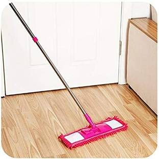 BHANDERIS Dry Cleaning Flat Microfiber Floor Microfibre Wet and Dry Brush