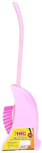 HIC HIC-Toilet-Brush-With-Container Plastic Wet and Dry Brush