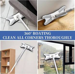 ASHGUJ x-type flat floor mop Wet & Dry Mop