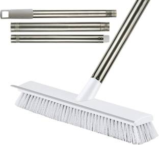Noetic Grout floor brushes with Scraper for Bathroom tile & Tub,Kitchen Plastic Wet and Dry Brush