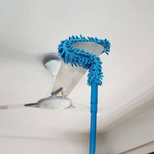 Noetic Ceiling Fan Cleaner Duster,Reusable Microfiber Ceiling Fan Blade Cleaner Duster Microfibre Wet and Dry Brush