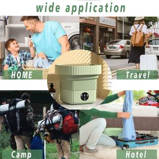 TEZZ Folding Washing Machine Microfibre Wet and Dry Broom