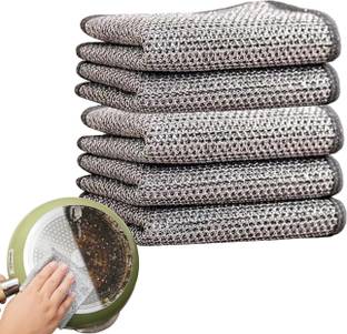 Dizaa Multifunctional Non-Scratch Wire Dishcloth Dishwashing Rags Dish Towel Microfibre Wet and Dry Broom