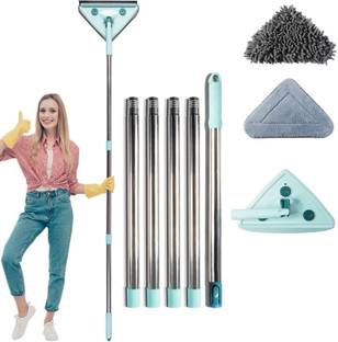 Deoxys Wall Mop Wall Cleaner with Long Handle,Microfiber Dust Mop Wet & Dry Mop