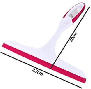 QinPin Multipurpose Bathroom Kitchen Wiper for Cleaning Tiles, Glass, Window, Mirrors Silicone Wet and Dry Brush