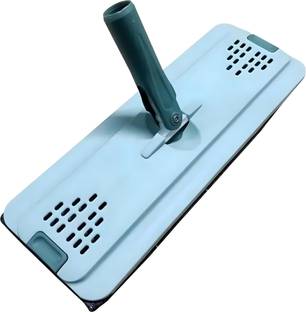 Upkaranwale Flat mop Head Large Bucket Mop Accessory (38 CM X 12 CM) (Green) Plastic Wet and Dry Broom