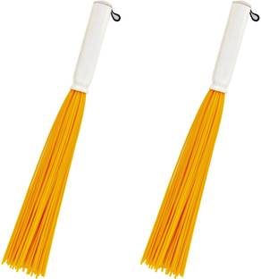VIMAL TinTin 20 Inches Regular Bathroom Cleaning Plastic Brooms Combo Set Plastic Wet and Dry Broom