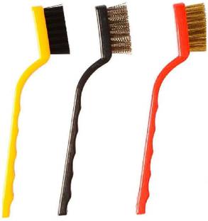 Masox Store Mini Plastic Gas Cleaning Brush For Gas Stove Burner, Chimney, Rust Removing K6 Nylon Wet and Dry Brush