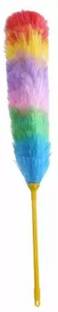 QinPin Foldable Colorful Feather Static Jala Duster Home Car Fan Sofa Laptop Cleaning Fiber Dry Broom