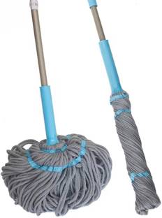 DOLFINS spiritual house twist mop cleaning wipe Microfibre Wet and Dry Broom