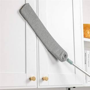 Moxtiza Mop Flexible 31 to 60 inches Washable and Retractable Gap Duster Brush Microfibre Wet and Dry Brush