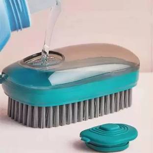 NITLOK Fibre Bathroom Scrubber Brush Handle Tile Cleaning Floor Scrubber Cleaning Brush Nylon Wet and Dry Brush