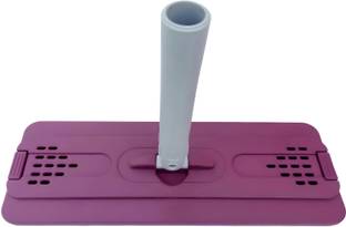 Upkaranwale Flat mop Head for Large Bucket Mop Accessory ( 38 X 12 cm Fuchsia) Plastic Wet and Dry Brush