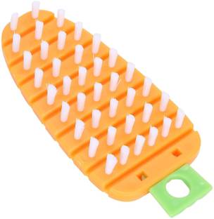 KHANSAHEB Flexible Vegetable Brush, Fruit and Vegetable Cleaning Brushes Microfibre Wet and Dry Brush