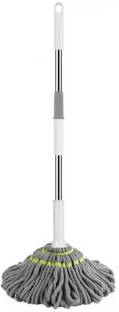 PIXEL ENTERPRISE String Twist and Squeeze Mop For Clean Home Microfibre Wet and Dry Brush