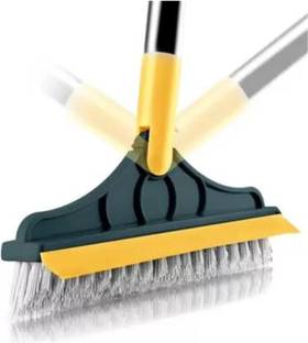 rehbar 2 in 1 Floor Cleaning Brush with long Handle Plastic Wet and Dry Brush