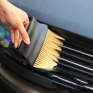 carfrill Car Cleaning Brushes Duster Soft Bristles Detailing Brush Dusting Tool Plastic Wet and Dry Brush