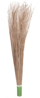 Spotselling Narial Broom | Floor, Garden, Outdoor Cleaning coconut cap 36in Jharu | Coconut Fiber Wet and Dry Broom