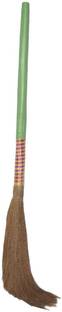 Creazione Production Jumbo Natural Grass Broom or Jharu (500gm+ grass and height 53 Inch) Bahubali Grass Dry Broom