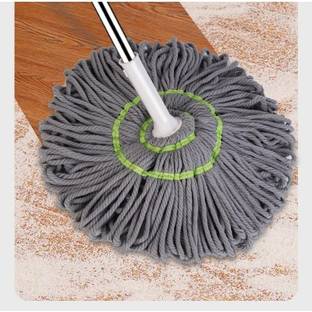 Noetic Microfiber Twist Mop for Floor Cleaning,Microfiber Squeeze Twist mop Wet & Dry Mop