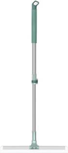 JHWOQU Magic Broom Scraping Besom Silicone Floor Squeegee Broom with Long Handle Silicone Wet and Dry Broom