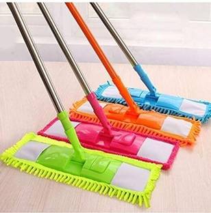 ASHTAAPAD Mop Magic Broom Bathroom Cleaning Brushes Dry Sweeper for Living Room Microfibre Wet and Dry Broom