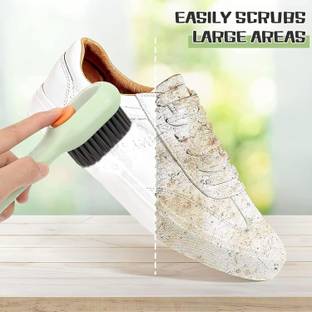 Bright Bask Shoe Cleaning Brush With Long Handle Brush