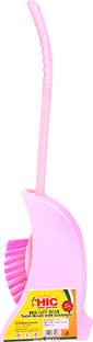 HIC HIC-Toilet-Brush-With-Container Plastic Wet and Dry Brush