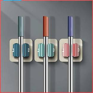 SJK Multicolor Plastic Broom Holder