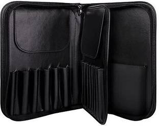 RUBY FACE Makeup Brush Pouch With Soft & Bristle, Organizer Leather Makeup Brush Bag