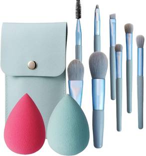 Beautiflame Makeup Brushes 8 Pieces Makeup Brush Set With 2 Sponge
