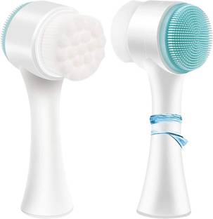 GRANSI I 2-in-1 Skin Care Facial Cleansing Silicone face Brush Facial Scrubber_i2